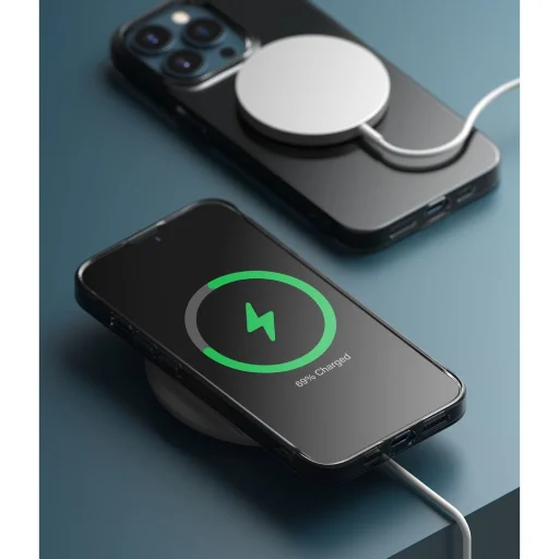 iPhone 13 Pro Max Ringke Air ultravékony tok füstfekete (A554E53) - 5