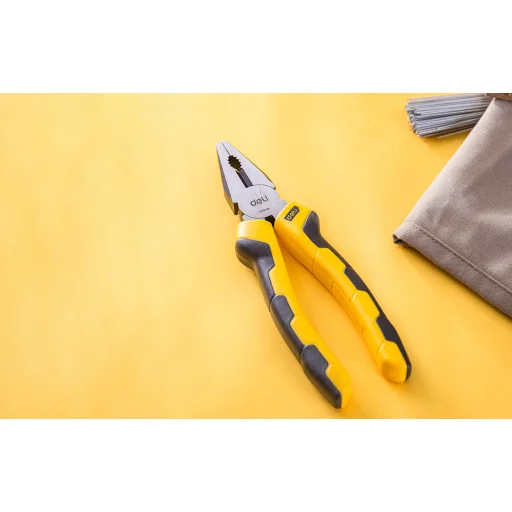 Deli Tools EDL2008 kombinált fogó 20cm (sárga) - 5