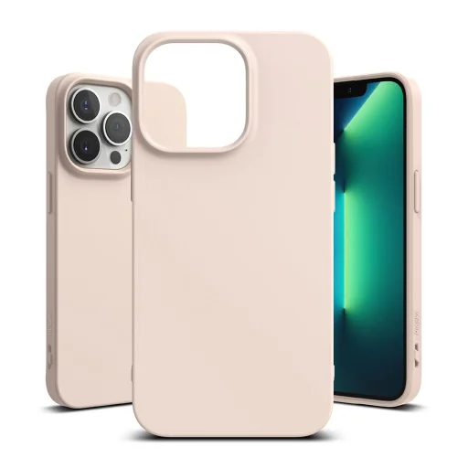 iPhone 13 Pro Ringke Air S Ultravékony TPU gél tok rózsaszín (AS549E67) - 10