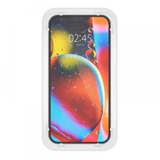 iPhone 13 Pro Max/14 Plus Spigen Alm Glass FC 2x tvrdené sklo čierne (AGL03377) - 8