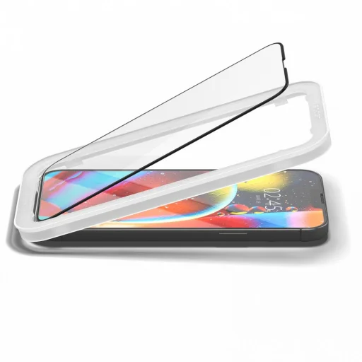 iPhone 13 Pro Max/14 Plus Spigen Alm Glass FC 2x tvrdené sklo čierne (AGL03377) - 9