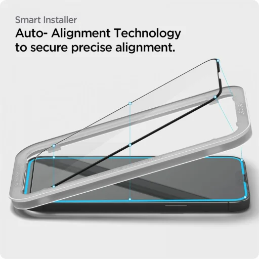 iPhone 13 Pro Max/14 Plus Spigen Alm Glass FC 2x tvrdené sklo čierne (AGL03377) - 3
