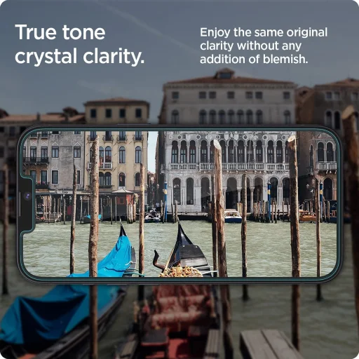 iPhone 16e / 13 / 13 Pro / 14 Spigen Glas.Tr 2x üvegfólia (AGL03385) - 9