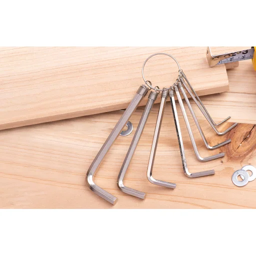 Deli Tools EDL3080 imbuszkulcs készlet 8db-os 1.5-6mm  - 6