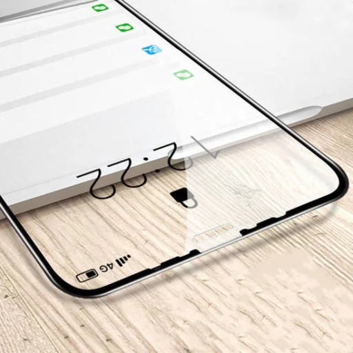 iPhone SE 2022 / SE 2020 / 7 / 8 Glass Ceramic Hybrid 9D üvegfólia kerámiával fehér - 10