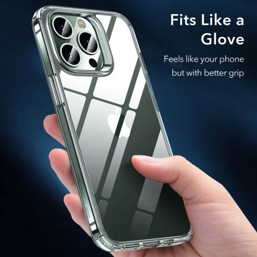 iPhone 13 Pro Max Esr Classic Hybrid tok és kijelzővédő üvegfólia átlátszó - 2