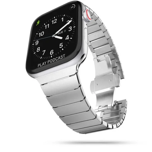 Tech-Protect Linkband Apple Watch 4/5/6/7/8/SE/Ultra (42/44/45/49mm) óraszíj ezüst - 1