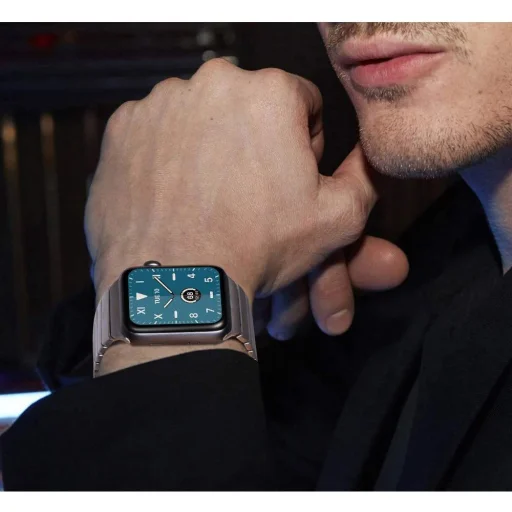 Tech-Protect Linkband Apple Watch 4/5/6/7/8/SE/Ultra (42/44/45/49mm) óraszíj ezüst - 3