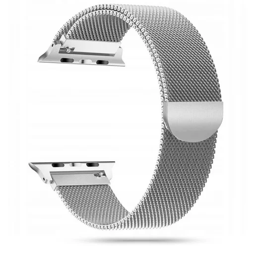 Apple Watch 4/5/6/7/8/9/10/11/SE/Ultra (42/44/45/49mm) Tech-protect Milaneseband Óraszíj Ezüst - 1