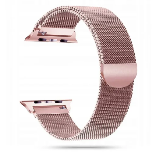 Apple Watch 3/4/5/6/7/8/9/10/11/SE (38/40/41 mm) Tech-Protect Milaneseband Óraszíj Rózsa Arany - 1