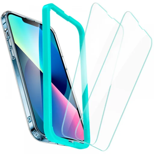 iPhone 13 Esr Classic Hybrid tok és kijelzővédő üvegfólia átlátszó - 5