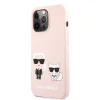 iPhone 13 Pro Karl Lagerfeld KLHCP13LSSKCI Karl Choupette Liquid Silicone tok pink - 6