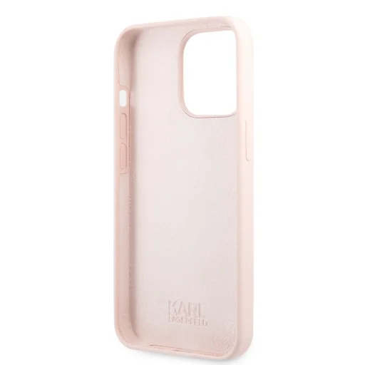 iPhone 13 Pro Karl Lagerfeld KLHCP13LSSKCI Karl Choupette Liquid Silicone tok pink - 5