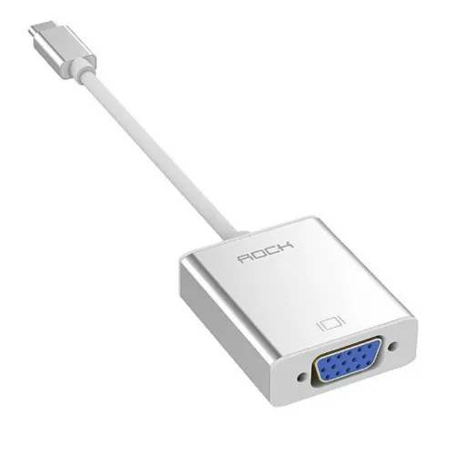 ROCK Type-C, usb C - VGA adapter átalakító HUB - 1