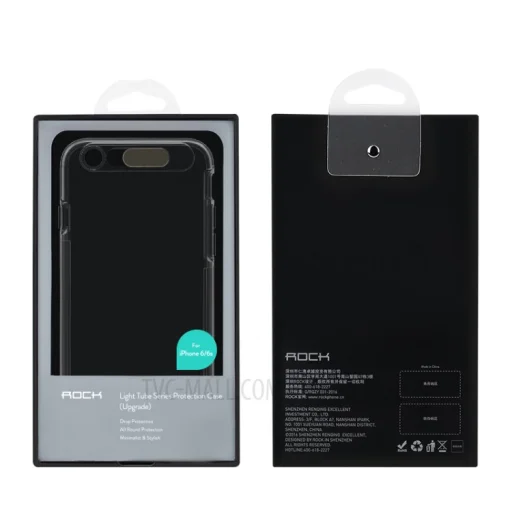 ROCK Light Tube Series iPhone 6+/6S+ áttetsző tok - 1