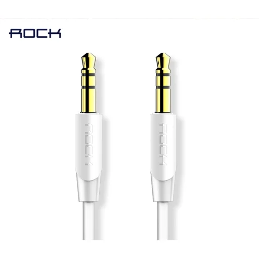 ROCK High Fidelity audio 3.5 mm jack kábel 100 Cm Fehér - 1