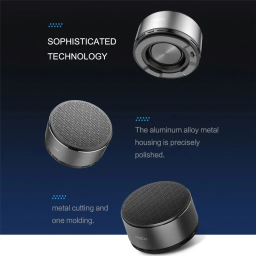 ROCK S10 Bluetooth hangszóró antracit szürke - 5