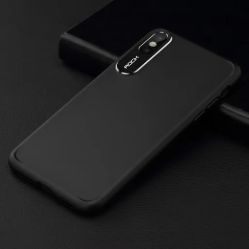ROCK Classy Series iPhone X tok fekete színben - 1