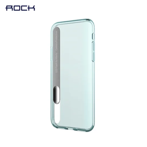 ROCK Light Tube Series iPhone X tok átlátszó - 2