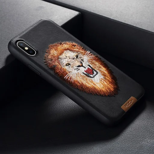 ROCK Beast Series iPhone X/XS tok oroszlán mintával - 1