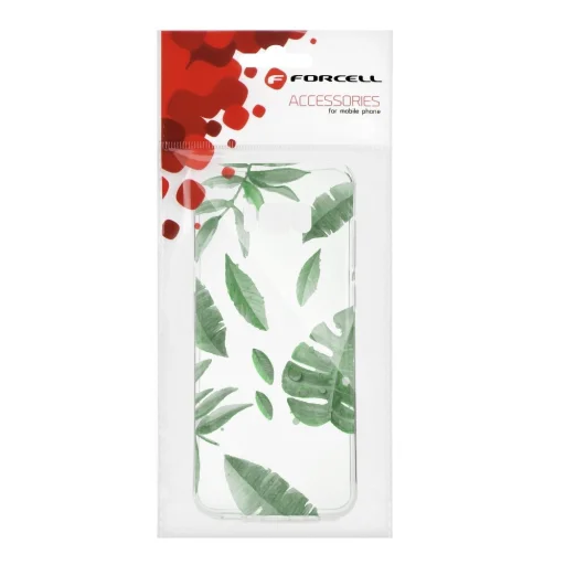 Huawei P20 Pro Forcell áttetsző Summer Tropico mintájú tok készülékhez - 1