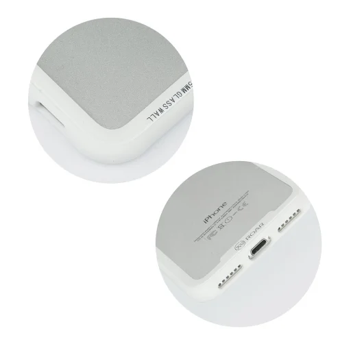 Roar üveg hátlapú Airframe tok - Apple iPhone 7 / 8 készülékhez fehér színben - 3