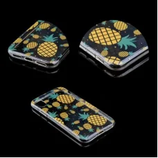 Samsung Galaxy S9 Forcell áttetsző Summer Pineapple mintájű tok készülékhez