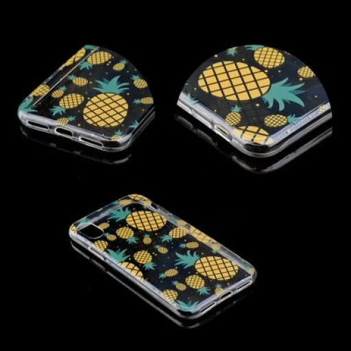 Samsung Galaxy S9 Forcell áttetsző Summer Pineapple mintájű tok készülékhez - 1