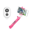 Combo selfie stick és távirányító bluetooth rózsaszín thumbnail