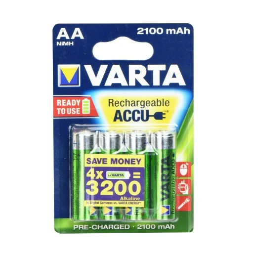 VARTA újratölthető ceruza elem R6 2100 mAh (AA) 4 db - 1