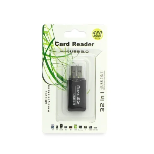 Memóriakártya olvasó USB 2.0 (SDHC/SD / MMC / RS-MMC / Mini-SD) - 1