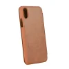 Nillkin Qin bőr fliptok iPhone X/XS barna tok thumbnail