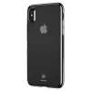 Baseus Simple Series teljesen áttetsző gél TPU iPhone X/XS tok thumbnail