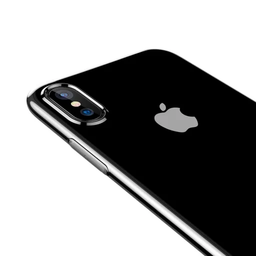 Baseus Simple Series teljesen áttetsző gél TPU iPhone X/XS tok - 4