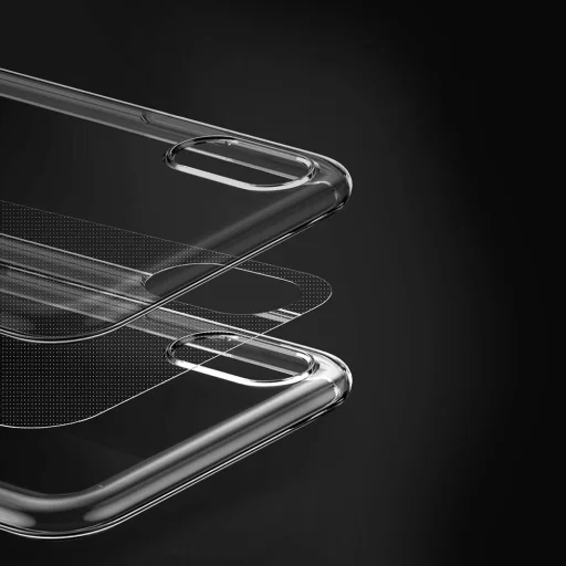 Baseus Simple Series teljesen áttetsző gél TPU iPhone X/XS tok - 10
