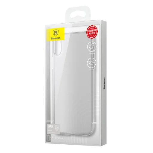Baseus Wing Ultra Thin PP ultra vékony fehér iPhone X/XS tok - 2
