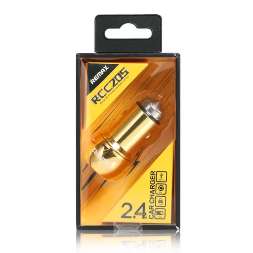 Remax autós töltő gyorstöltéssel 2 USB aljzattal ezüst színben - 4