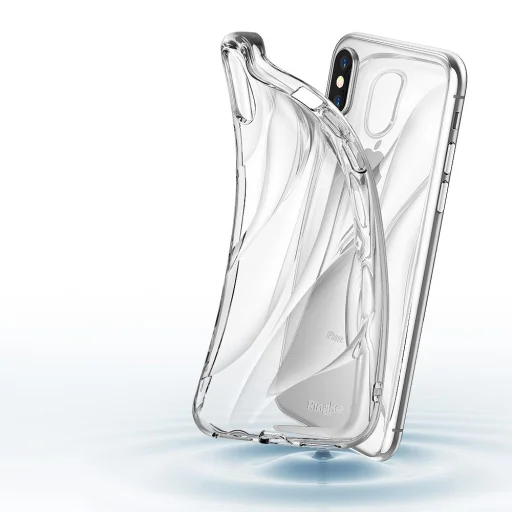 Ringke Flow áttetsző tok iPhone X rózsaszín - 5