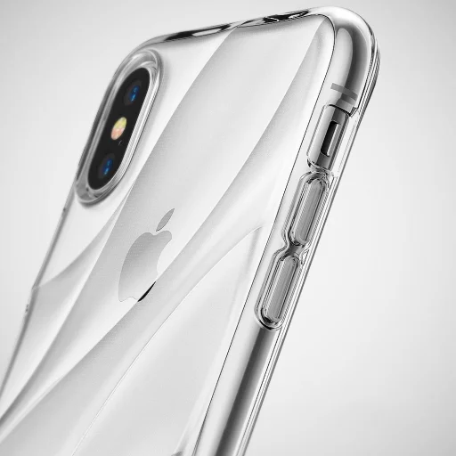 Ringke Flow áttetsző tok iPhone X rózsaszín - 7