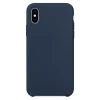 Szilikonos Puha Rugalmas tok iPhone X sötétkék thumbnail
