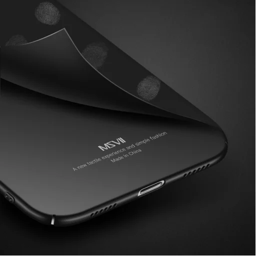 MSVII Simple ultra vékony PC tok iPhone X fekete színben - 6