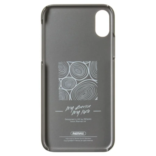 Remax Forest tok fa hátlappal boxoló mintával iPhone X  - 2