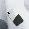 Nillkin Half tok Dupla színnel és anyaggal PC + TPU borítással iPhone X fekete thumbnail