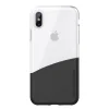 Nillkin Half tok Dupla színnel és anyaggal PC + TPU borítással iPhone X fekete thumbnail