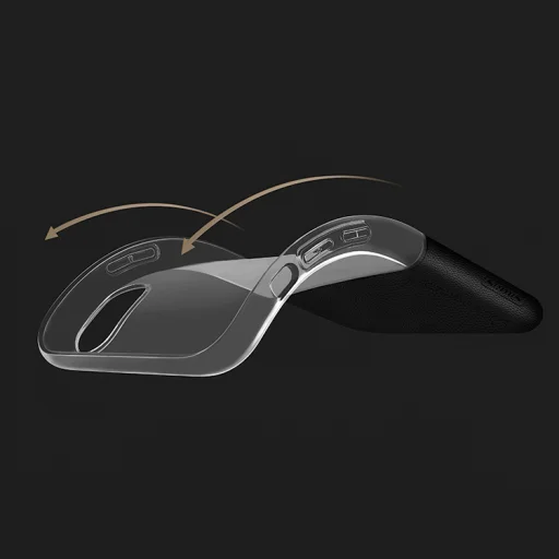 Nillkin Half tok Dupla színnel és anyaggal PC + TPU borítással iPhone X fekete - 6