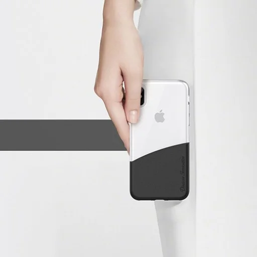 Nillkin Half tok Dupla színnel és anyaggal PC + TPU borítással iPhone X fekete - 10