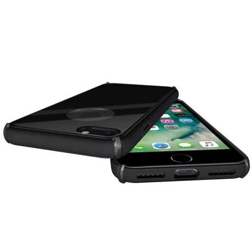 Tartós tok edzett üveg hátlappal iPhone 7/8 fekete - 8