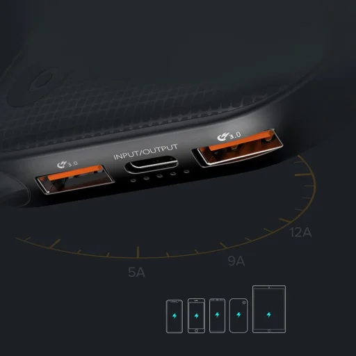 Baseus Powerful Durable Power Bank 20000 mAh Type-C, Quick Charge 3.0 gyorstöltéssel - 7