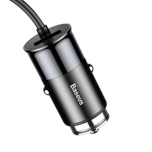 Baseus Enjoy autós szivargyújtós töltő 4 USB aljzattal 5.5A fekete színben - 6
