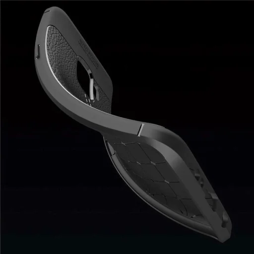 Litchi mintázatú flexibilis TPU tok Samsung S9 G960 piros - 3